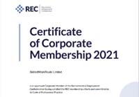 Certificate of Corporate Membership